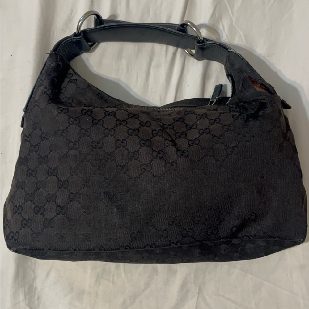 Gucci horse bit shoulder bag